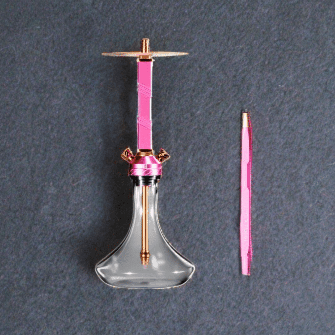 Cachimba Illicit Hookah Model XI Pink