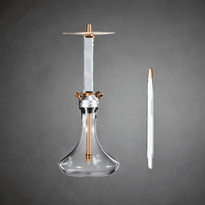 Cachimba Illicit Hookah Model XI Silver