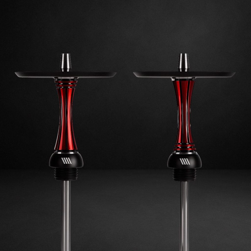 Cachimba Alpha Hookah X Reverse Red Black Alpha Hookah X Reverse Red Black = Cachimba