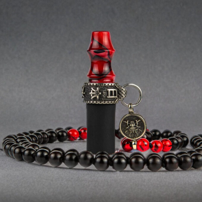 Boquilla Personal Japona Samurai Beads Red