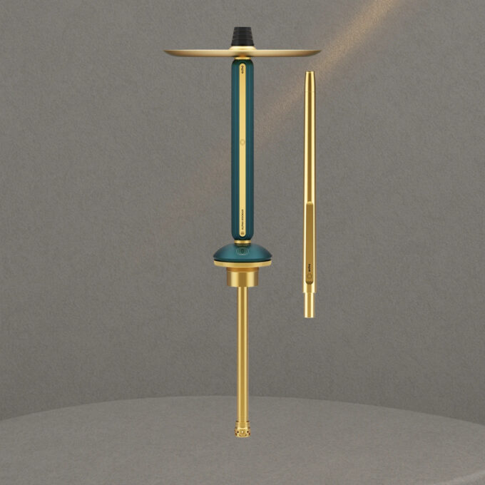 Alpha Hookah Echo Emerald Green Gold
