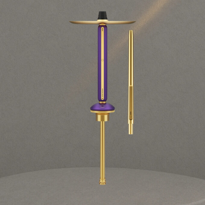 Alpha Hookah Echo Jade Purple Gold