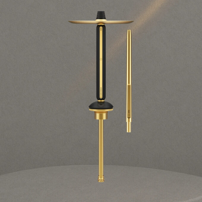 Cachimba Alpha Hookah Echo Noir Gold