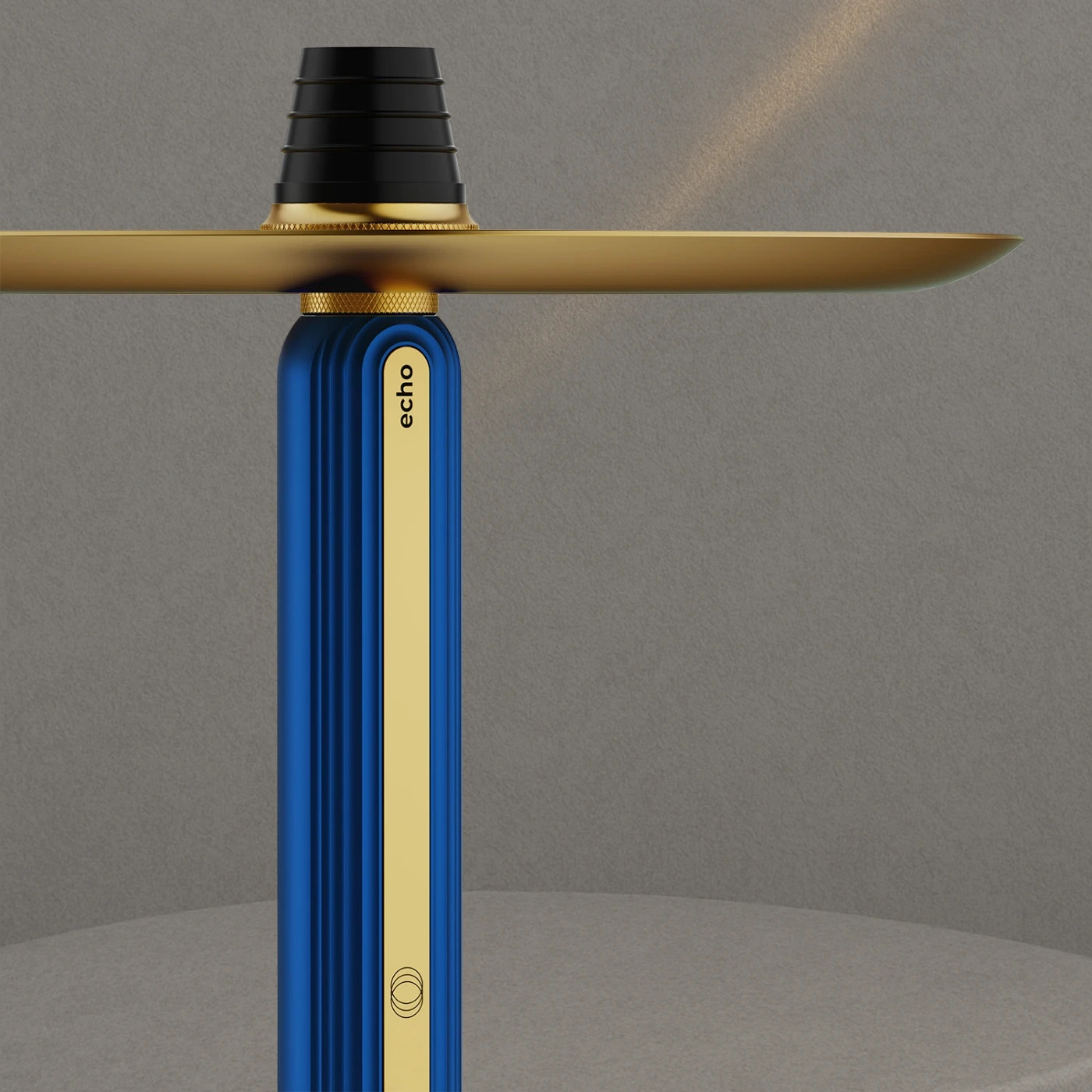 Echo Sapphire Blue Gold CropTop