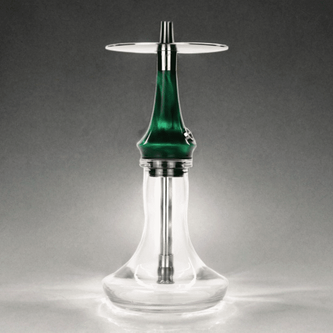 Cachimba Totem Hookah Monolit Micra Izumrud Green