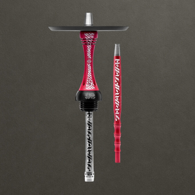 Alpha Hookah Model X Artist Collection Red Matte