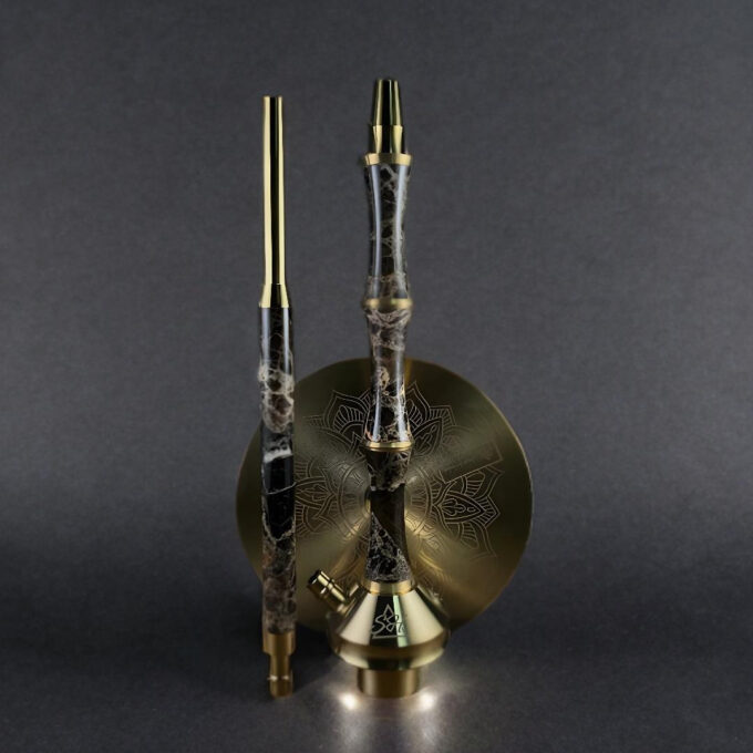 Cachimba Special Hookah Triple Golden